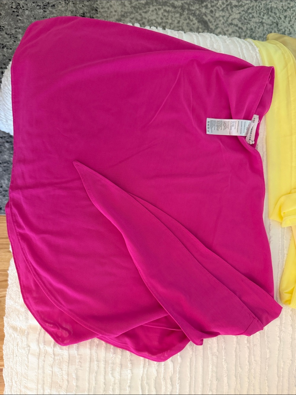 Bright Magenta Wrap Skirt/swim sarong